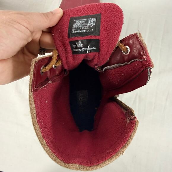 Sperry Saltwater Duck Boots Women's 8 STS87099 Purple Waterproof - Picture 9 of 10